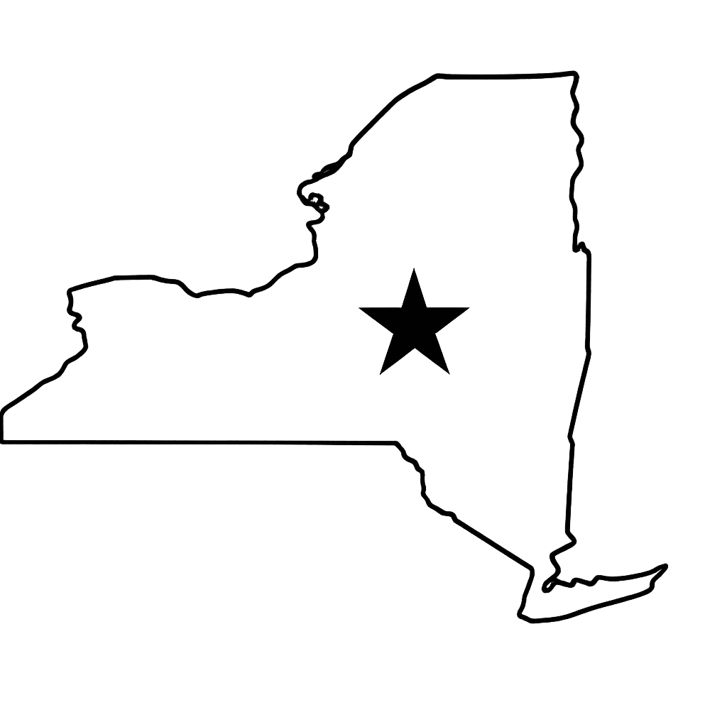 Upstate New York area codes 518, 607, and 315